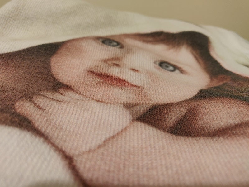 The Shannon Personalised Baby Blanket with Photo - Unique Newborn Gift